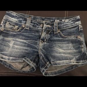 Miss Me blue jean shorts